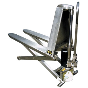 TRANSPALETTE MANUEL HAUTE LEVEE INOX HS540M