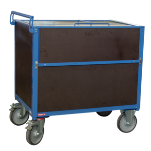 CHARIOT CONTENEUR HABILLAGE BOIS