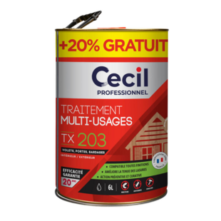 TRAITEMENT BOIS EXTERIEURS TX203