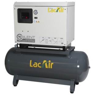 COMPRESSEUR TRIPHASE A COURROIE BI-ETAGES INSONORISE SILENT C36/270 D