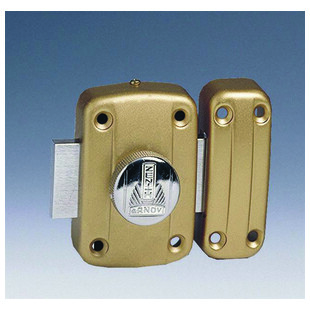 VERROU ARNOV CAVITH A BOUTON 4115 BRONZE OR