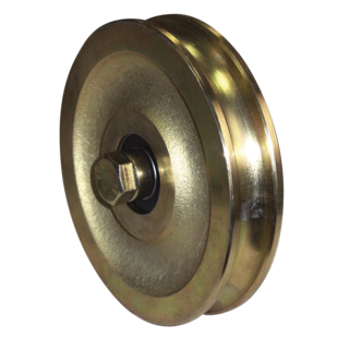 GALET A GORGE RONDE EN ACIER