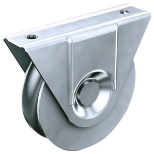 MONTURE A SUPPORT INTERIEUR OU EXTERIEUR AVEC GALET A GORGE RONDE