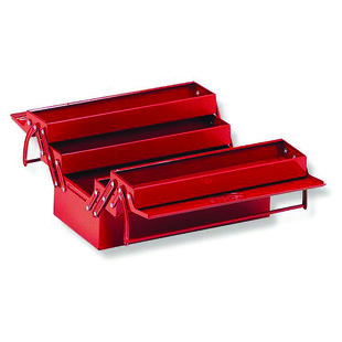 BOITE OUTILS METALLIQUE 5 CASES 550MM