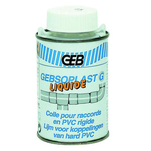 COLLE POUR RACCORDS PVC GEBSOPLAST G LIQUIDE BOITE 500ML AVE