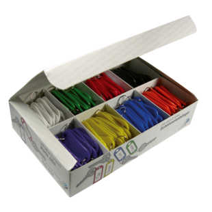 ETIQUETTE DE CLE A ANNEAU ET TROU