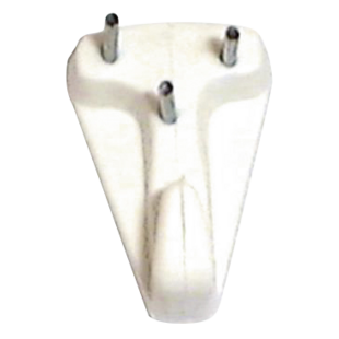 CROCHET BETON PLASTIQUE BLANC