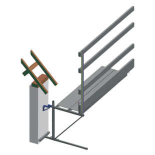 KIT CONSOLE FACADE ACIER VARIABLE + GC 1,50 M + TDM < 0,50 M