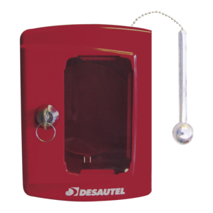 BOITE A CLE AVEC MARTEAU ET CHAINE