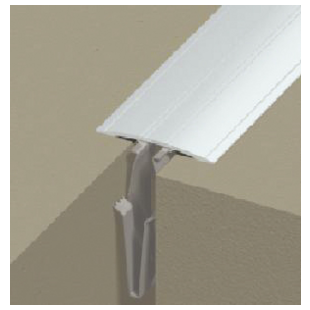 COUVRE-JOINT DE SOL A BORD BISEAUTE