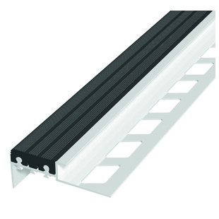 NEZ DE MARCHE CA 10 ALUMINIUM BRUT + INSERT NOIR 250