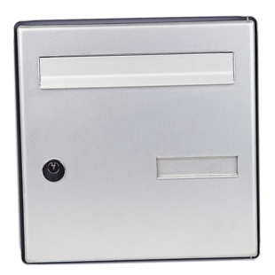 FACADE DE BOITE AUX LETTRES STANDARD BLANCHE