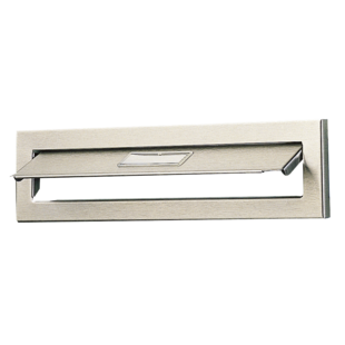 ENTREE DE COURRIER ACIER INOXYDABLE