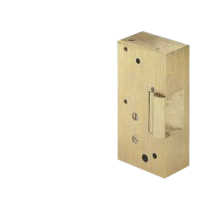 GACHE ELECTRIQUE EN APPLIQUE EN BRONZE ANTIPANIQUE