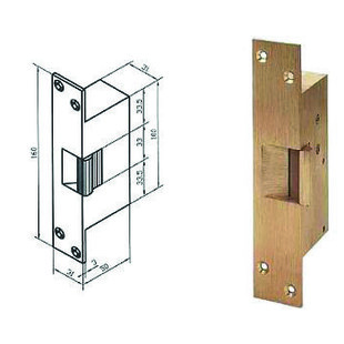 GACHE ELECTRIQUE A LARDER EN BRONZE POUR ANTIPANIQUE