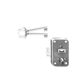 SERRURE DE BOITE AUX LETTRES 3 GORGES A PENE DORMANT 2383