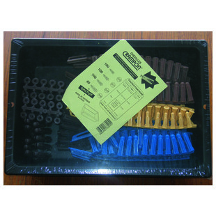 CHEVILLES CRAMPON AVEC COLLERETTE ASSORTIMENT D 2 A 9MM