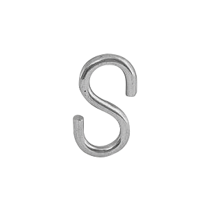 CROCHET "S" ACIER ELECTROZINGUE