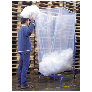 SUPPORT SAC POUBELLE GRAND VOLUME Ø35&40 POUR SACS 1000 A 2500 LITRES