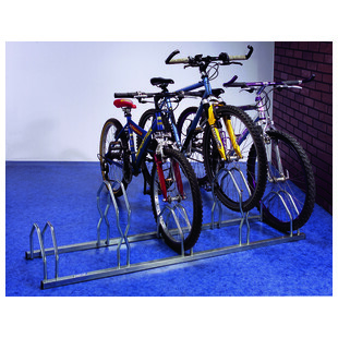 RATELIER 2 NIVEAUX POUR 5 VELOS COTE A COTE 160X33 CM