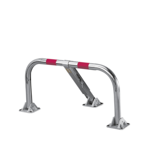 BARRIERE PARKING RABATTABLE 3 PIEDS CYL EURO 3 CLES