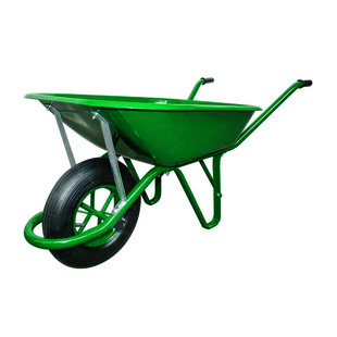 BROUETTE TOUS TRAVAUX VERTE GONFLABLE A1360GA4001