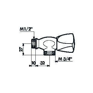 ROBINET DE MACHINE A LAVER M M