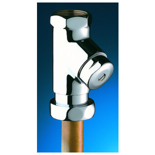 ROBINET D'ARRET F1" X F1 DROIT CHROME