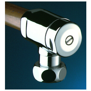 ROBINET D'ARRET EQUERRE FF" CHROME