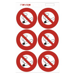 PICTOGRAMME ADHESIF INTERDICTIONS ET OBLIGATIONS (PLANCHE DE 6)