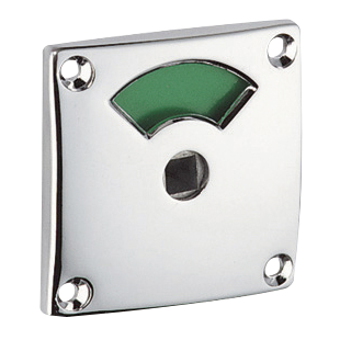 TARGETTE A VOYANT PERCE FRAISE VOYANT ROUGE ET VERT FINITION