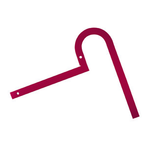 EQUERRE A BRIDE  LG 350MM-SECTION 30X5MM