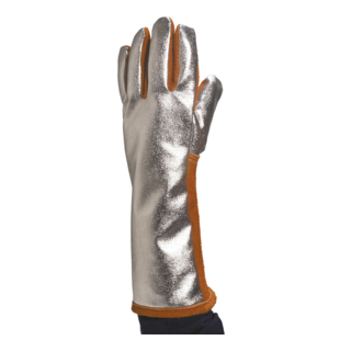 GANT SOUDEUR CROUTE DE CUIR DOS ALUMINISE TERK400