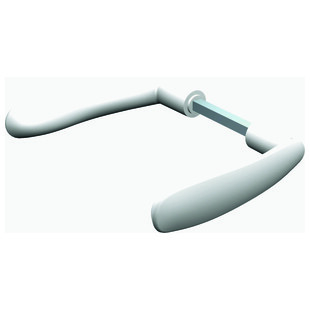 BEQUILLE DOUBLE EN ZAMAK POUR TUBES DE 40 A 50 MM