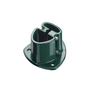 PLATINE POUR POTEAU AXOR VERT A SCELLER