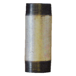 MAMELON BOBINE ACIER 530 LONGUEUR 150 MM GALVANISEE