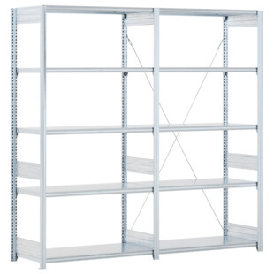 RAYONNAGE A TABLETTES AUTOMONTABLE TYPE EL GALVANISE