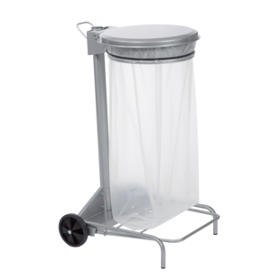 SUPPORT DE SAC MOBILE COLLECROULE GRIS