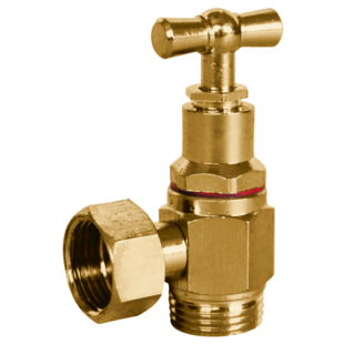 ROBINET DE WC EQUERRE LAITON 3/8