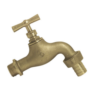 ROBINET D'ARROSAGE A POTENCE LAITON BROSSE