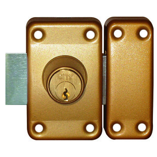 VERROU CITY 26 2CYL.BRZ. CYL.45 S'ENTROUVRANT