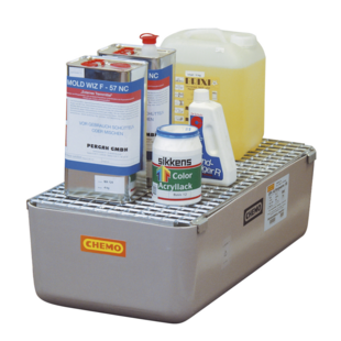 BAC DE RETENTION EN POLYESTER FIBRE DE VERRE