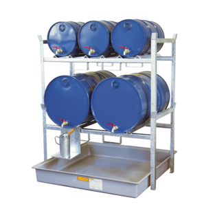 RAYONNAGE POUR RECIPIENTS ET FUTS