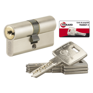 CYLINDRE DE HAUTE SURETE "TRANSIT 2" NICKELE