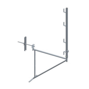 KIT CONSOLE DE FACADE ACIER 1 M FIXE + GC 1,50 M + TDM 0,50 M