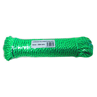 ECHEVEAU DE CORDAGE POLYPROPYLENE ECO 8MMX25M