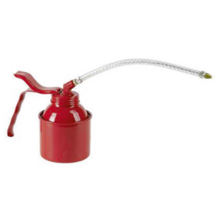 BURETTE ACIER 250ML BEC FLEXIBLE 210MM