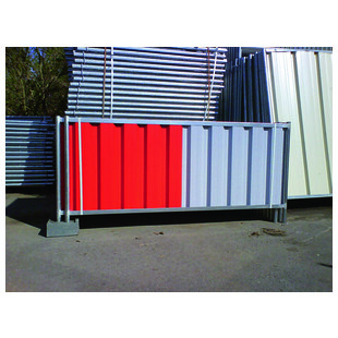 CLOTURE OPAQUE M850 H X L 1000 X 2200 BAC ACIER BLANC 9010