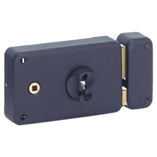 SERRURE EN APPLIQUE A CYLINDRE EUROPEEN "RESIST"