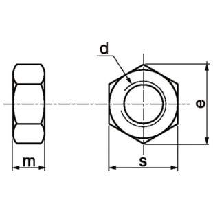 ECROU HEXAGONAL NYLON 6.6